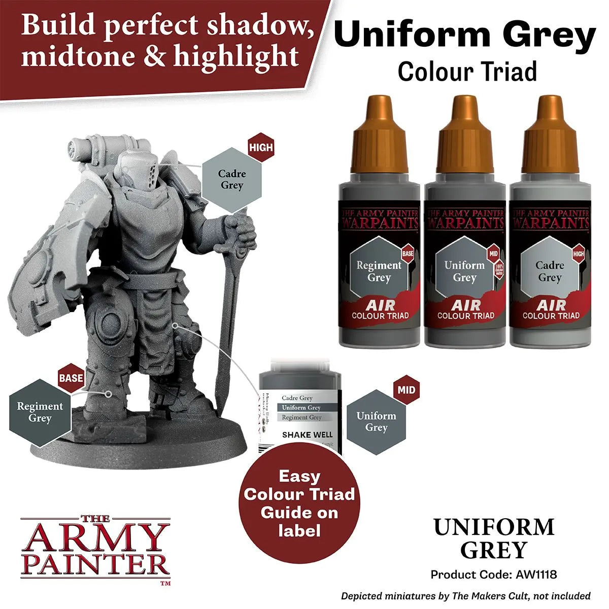 Air Warpaint Uniform Grey (05)-The Army Painter-Radaddel