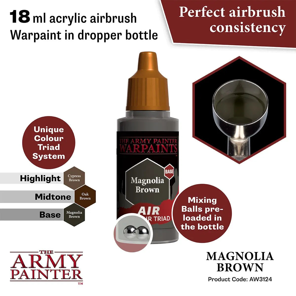 Air Warpaint Magnolia Brown (82)-The Army Painter-Radaddel