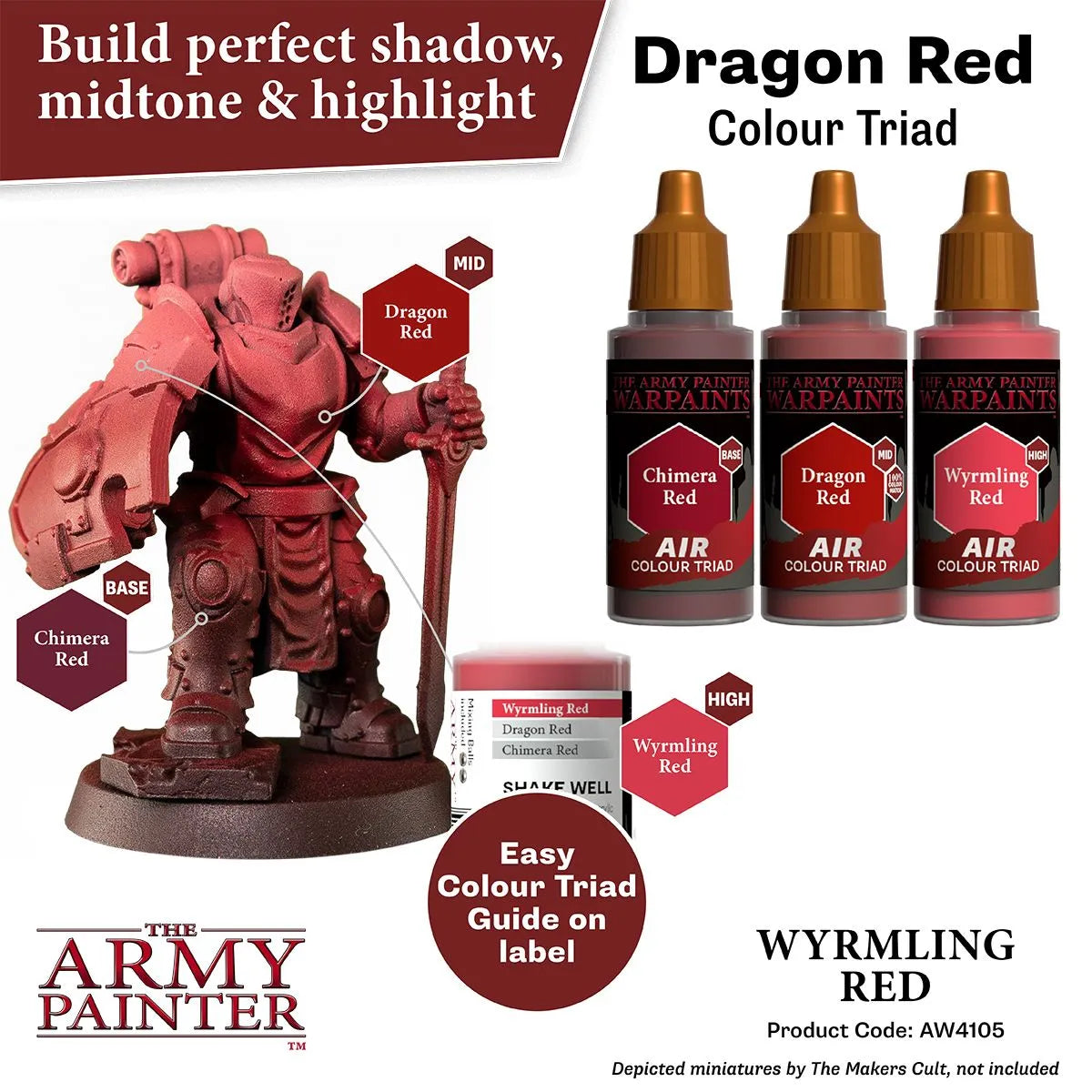 Air Warpaint Wyrmling Red (60)-The Army Painter-Radaddel