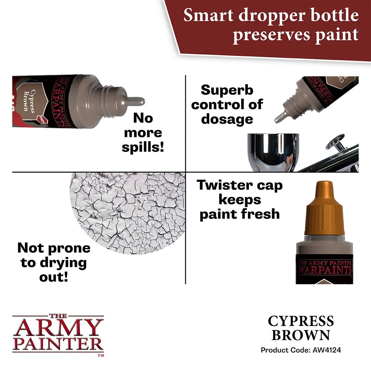 Air Warpaint Cypress Brown (84)-The Army Painter-Radaddel