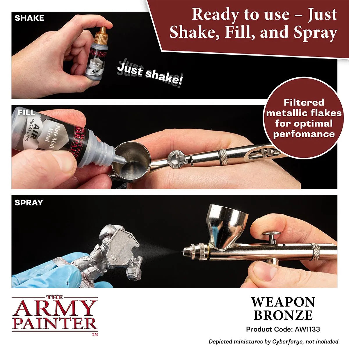 Air Warpaint Weapon Bronze (119)-The Army Painter-Radaddel