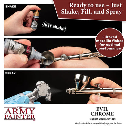 Air Warpaint Evil Chrome (117)-The Army Painter-Radaddel
