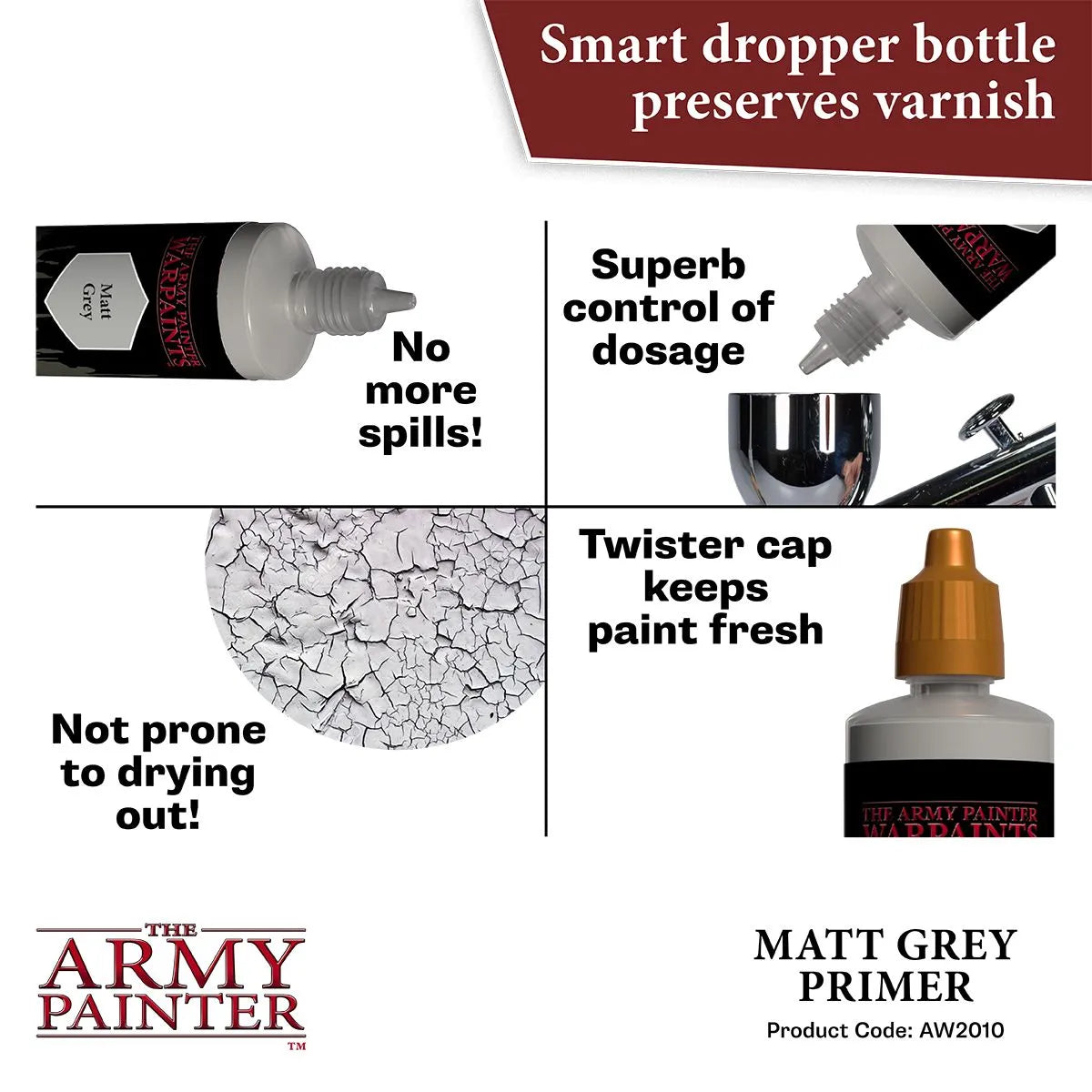 Air Grey Primer, 100 ml-The Army Painter-Radaddel