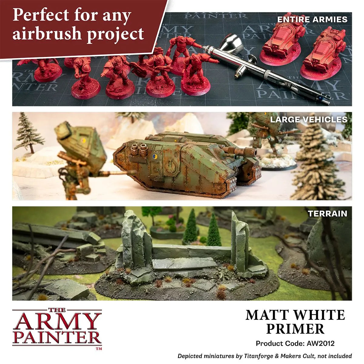 Air Primer White, 100 ml-The Army Painter-Radaddel
