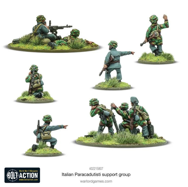 Italian Paracadutisti support group-Warlord Games-Radaddel