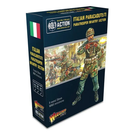 Italian Paracadutisti paratrooper infantry section-Warlord Games-Radaddel