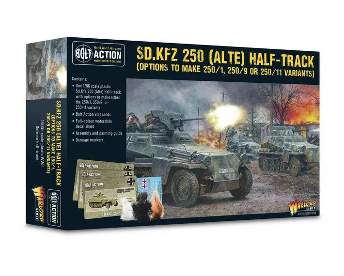 Sd.Kfz 250 Alte Half Track (opt. To make 250/1, 250/9 or 250/11)-Warlord Games-Radaddel