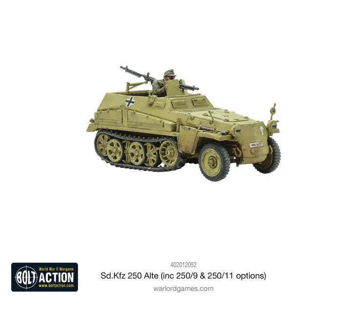 Sd.Kfz 250 Alte Half Track (opt. To make 250/1, 250/9 or 250/11)-Warlord Games-Radaddel