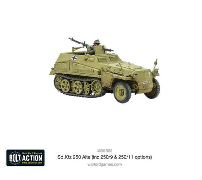 Sd.Kfz 250 Alte Half Track (opt. To make 250/1, 250/9 or 250/11)-Warlord Games-Radaddel