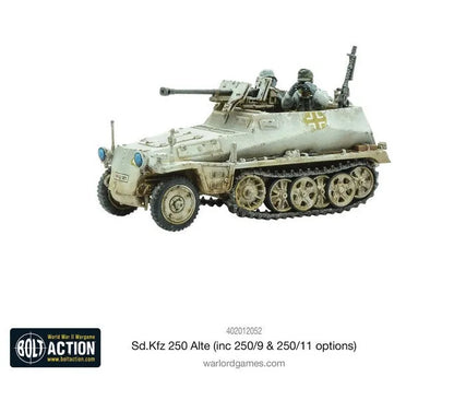 Sd.Kfz 250 Alte Half Track (opt. To make 250/1, 250/9 or 250/11)-Warlord Games-Radaddel