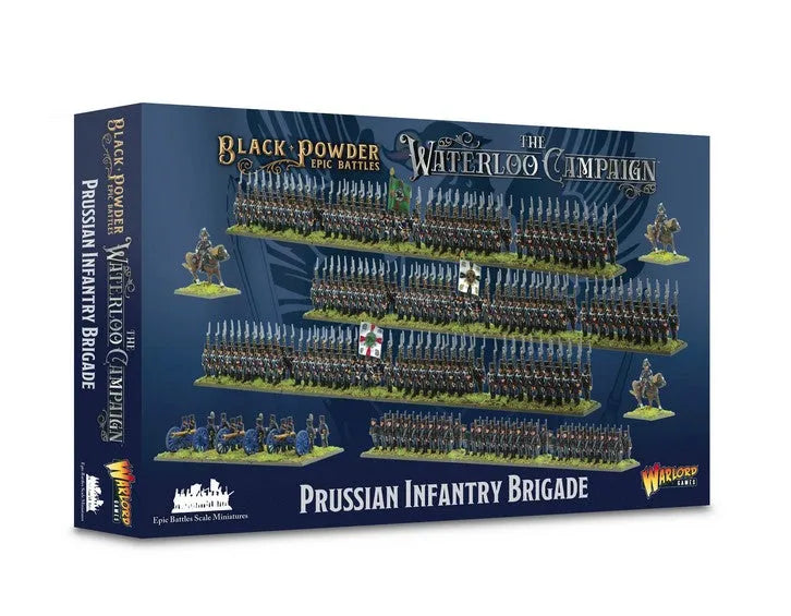 Epic Battles-Waterloo: Prussian Infantry Brigade-Warlord Games-Radaddel