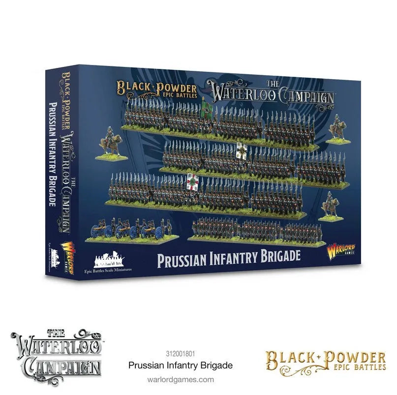 Epic Battles-Waterloo: Prussian Infantry Brigade-Warlord Games-Radaddel