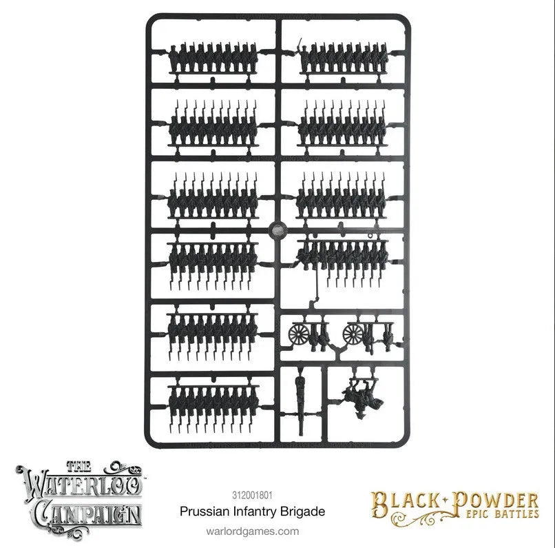 Epic Battles-Waterloo: Prussian Infantry Brigade-Warlord Games-Radaddel