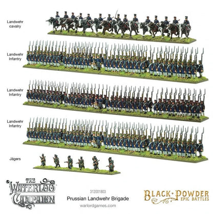 Epic Battles-Waterloo: Prussian Landwehr Brigade-Warlord Games-Radaddel