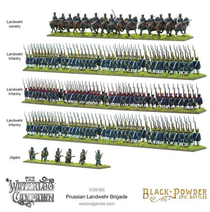 Epic Battles-Waterloo: Prussian Landwehr Brigade-Warlord Games-Radaddel