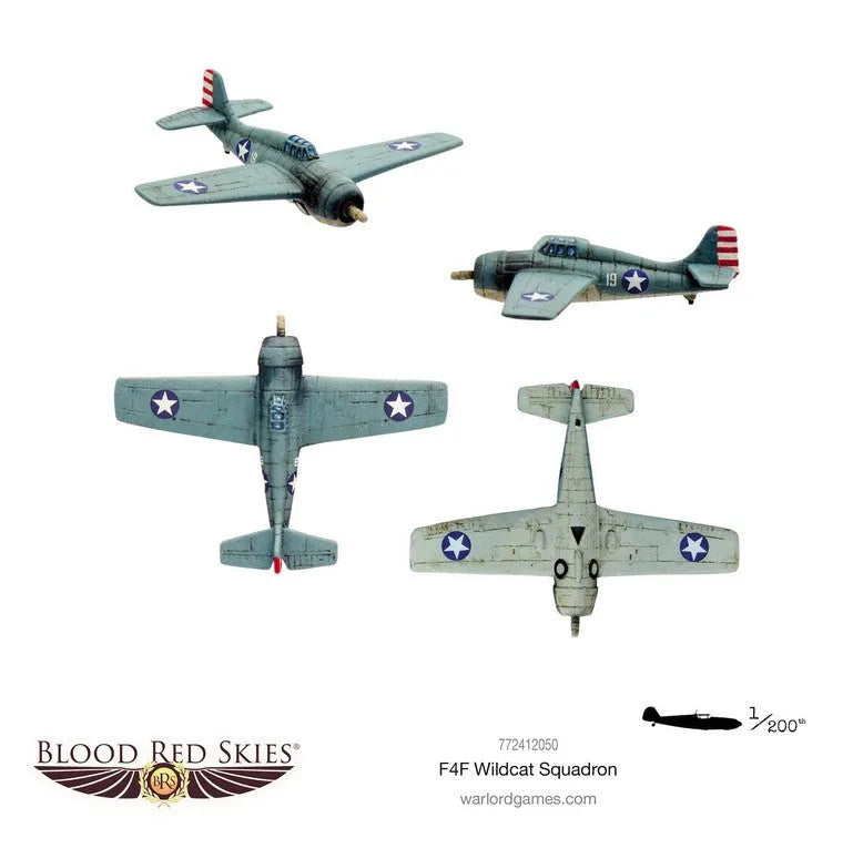 Grumman F4F Wildcat Squadron-Warlord Games-Radaddel
