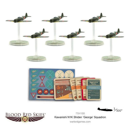 Kawanishi N1K2 Shiden-kai 'George' Squadron-Warlord Games-Radaddel