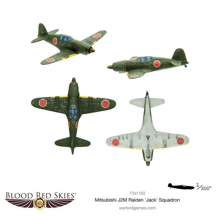 Mitsubishi J2M Raiden 'Jack' Squadron-Warlord Games-Radaddel