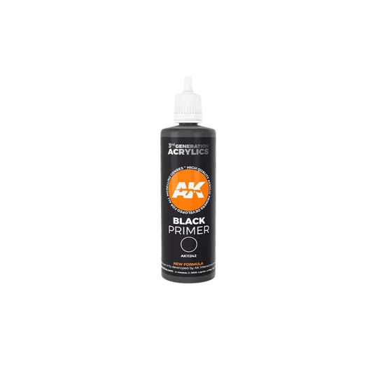 Black Primer 100ml AK-Interactive-AK-Interactive-Radaddel