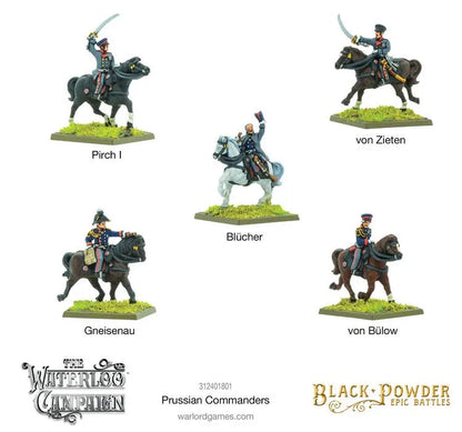 Black Powder Epic Battles: Waterloo - Prussian Commanders-Warlord Games-Radaddel