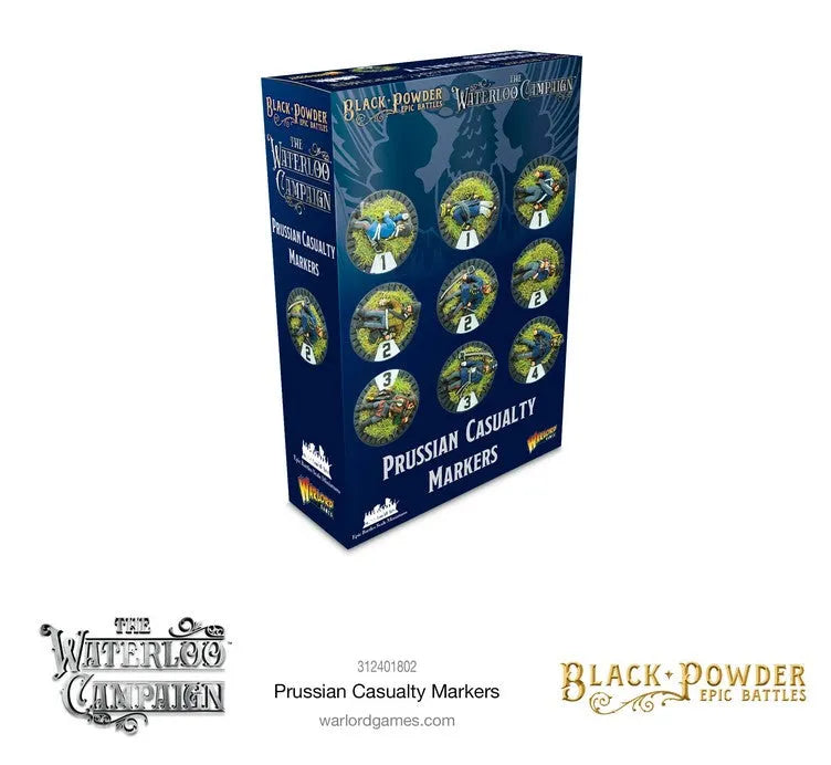Black Powder Epic Battles: Waterloo - Prussian casualty markers-Warlord Games-Radaddel