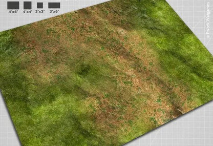 Neoprene Mat Woodland 4x6'-PWork Wargames-Radaddel