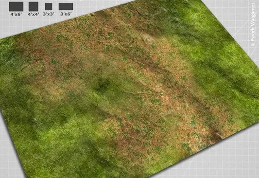 Neoprene Mat Woodland 4x6'-PWork Wargames-Radaddel