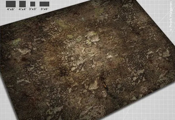 Neoprene Mat Deadland 44x60'-PWork Wargames-Radaddel