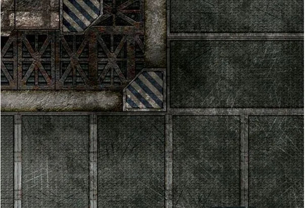 Neoprene Mat Urban Sector 44x60'-PWork Wargames-Radaddel