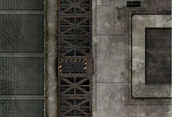 Neoprene Mat Urban Sector 44x60'-PWork Wargames-Radaddel