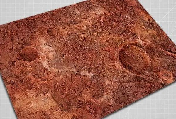 Neoprene Mat Lands of Mars 44x60'-PWork Wargames-Radaddel