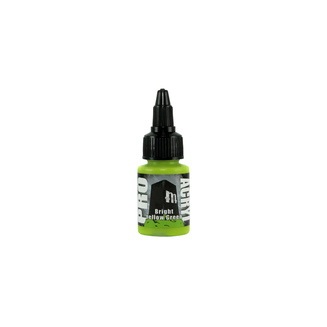 Pro Acryl Bright Yellow Green (22ml)-Monument Hobbies-Radaddel