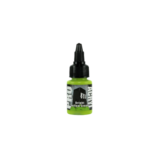 Pro Acryl Bright Yellow Green (22ml)-Monument Hobbies-Radaddel