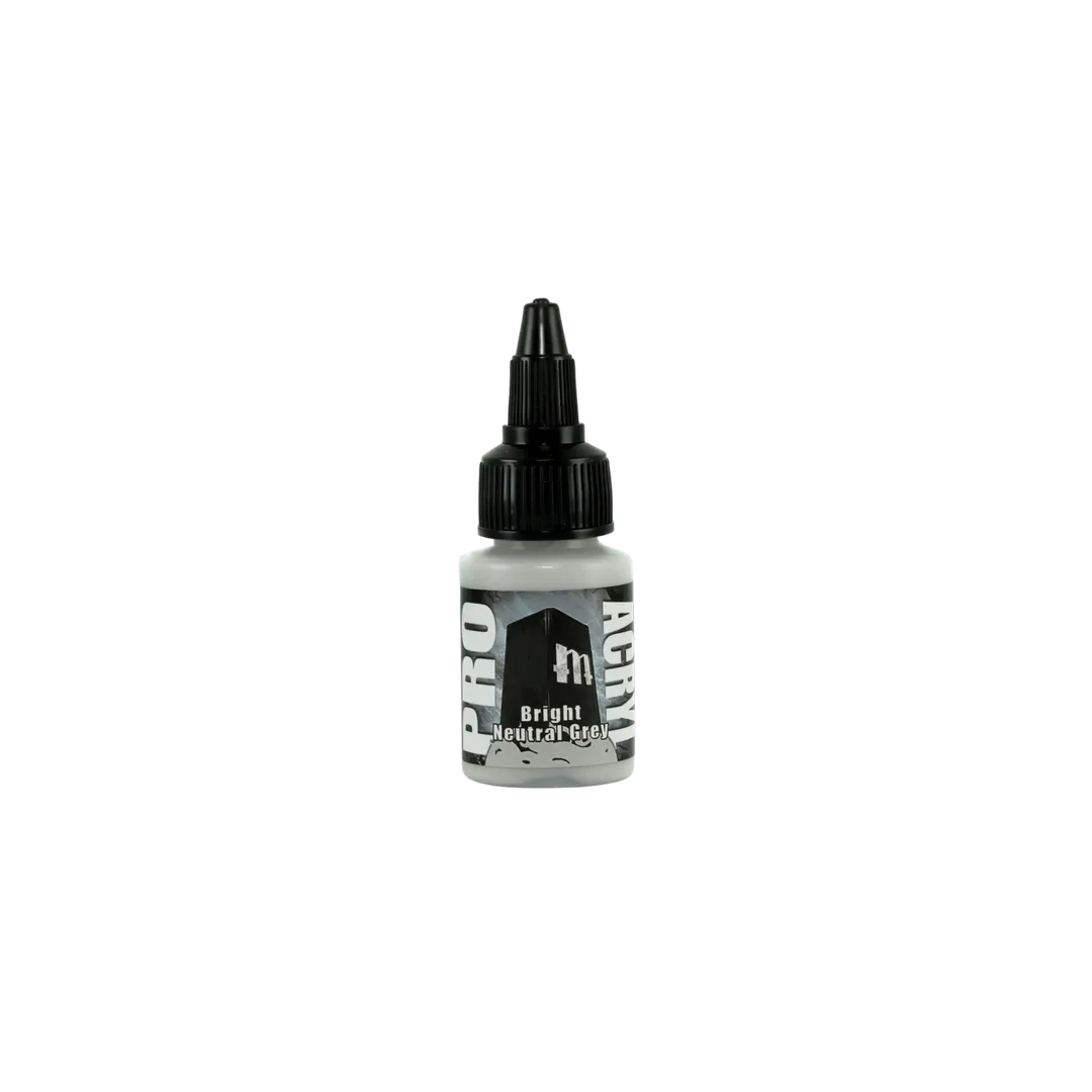 Pro Acryl Bright Neutral Grey (22ml)-Monument Hobbies-Radaddel