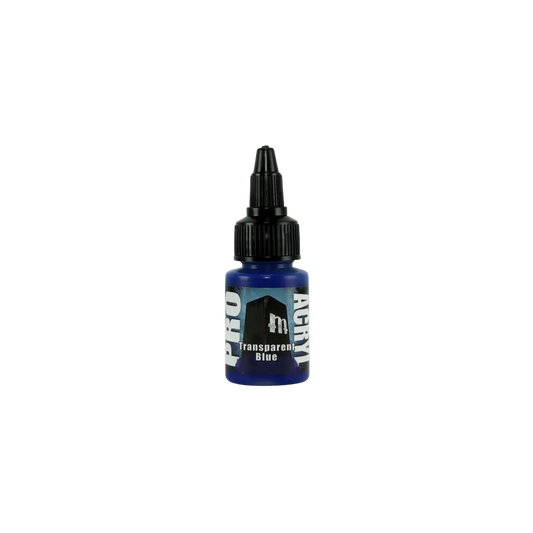 Pro Acryl Transparent Blue (22ml)-Monument Hobbies-Radaddel