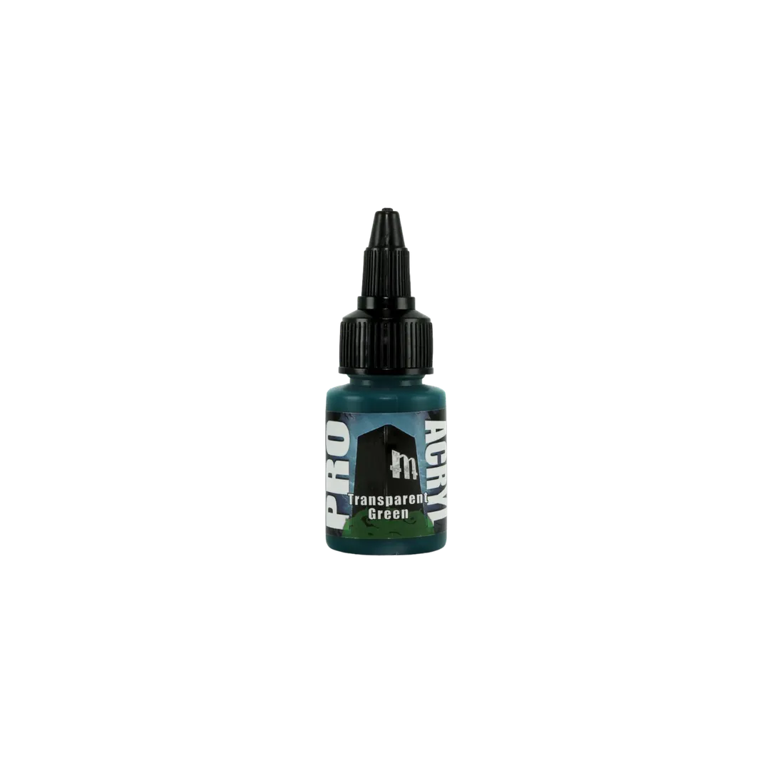 Pro Acryl Transparent Green (22ml)-Monument Hobbies-Radaddel