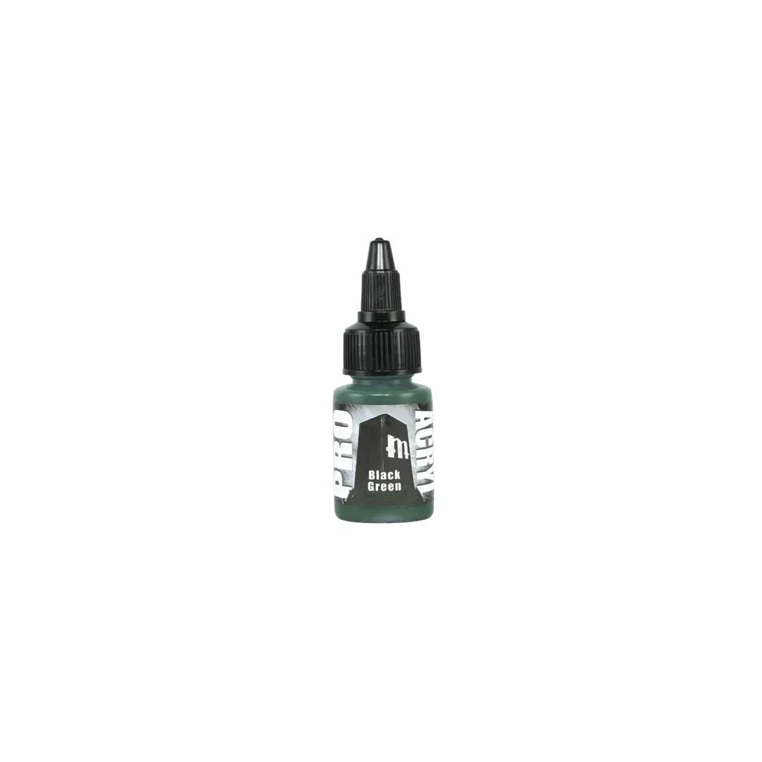 Pro Acryl Black Green (22ml)-Monument Hobbies-Radaddel