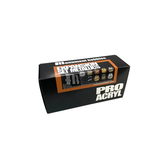 Pro Acryl Metallic Set (9x22ml)-Monument Hobbies-Radaddel