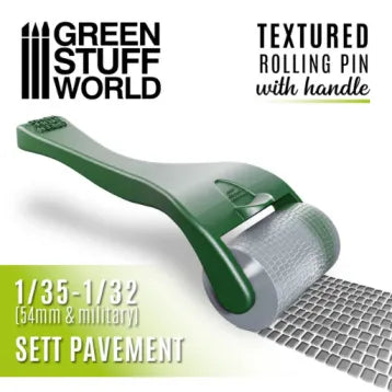 Strukturierte Walze Mit Griff - Pflastersteine-Greenstuff World-Radaddel