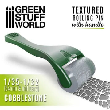 Strukturierte Walze Mit Griff - Kopfsteinpflaster-Greenstuff World-Radaddel