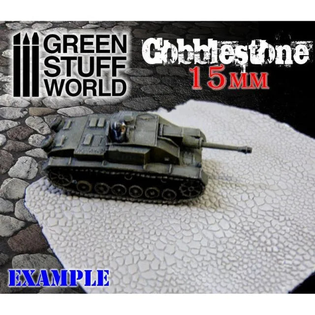 Strukturwalze - Kopfsteinpflaster 15mm-Greenstuff World-Radaddel
