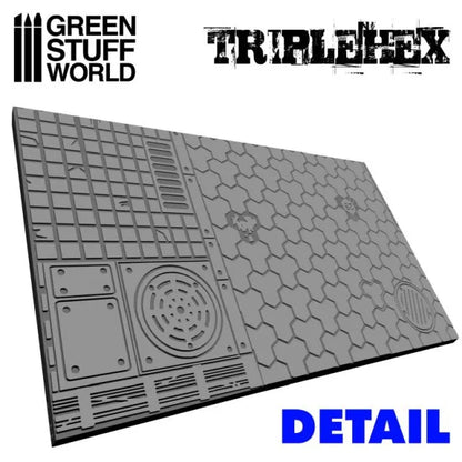 Strukturwalze - Triple-Sechsecke-Greenstuff World-Radaddel