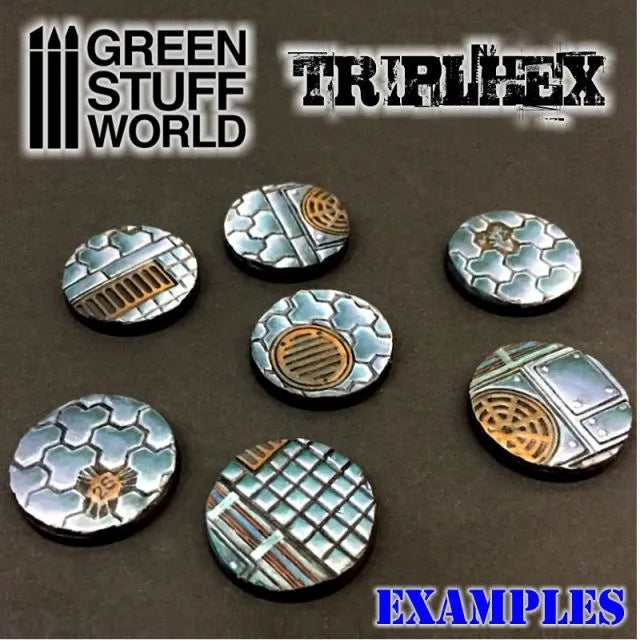 Strukturwalze - Triple-Sechsecke-Greenstuff World-Radaddel