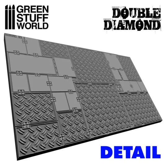 Strukturwalze - Doppelter Diamant Textur-Greenstuff World-Radaddel