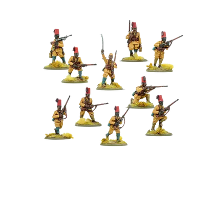 Italian Colonial Troops Infantry squad-Warlord Games-Radaddel