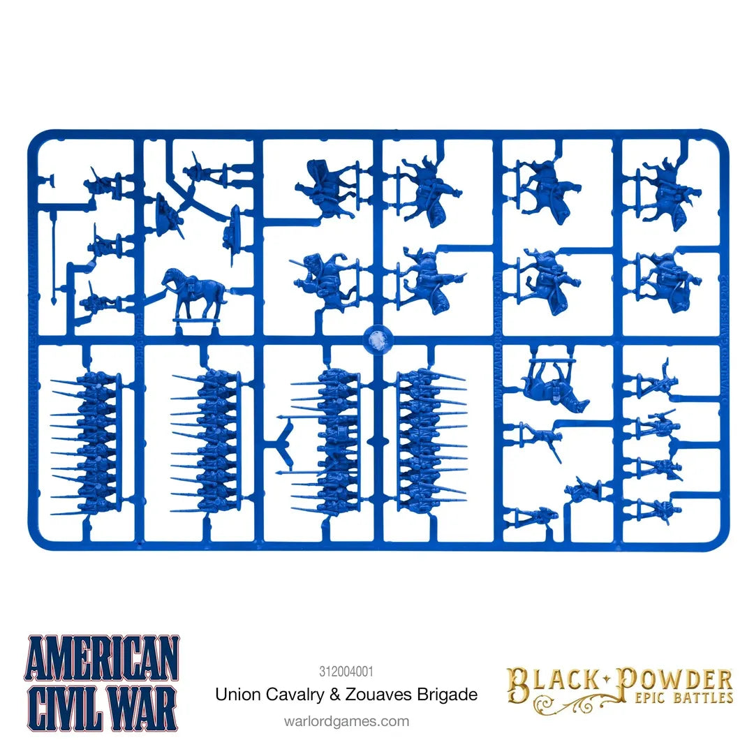 BP Epic Battles: Amercan Civil War Union Cavalry & Zouaves Brigade-Warlord Games-Radaddel