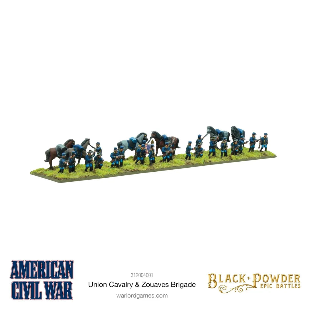 BP Epic Battles: Amercan Civil War Union Cavalry & Zouaves Brigade-Warlord Games-Radaddel