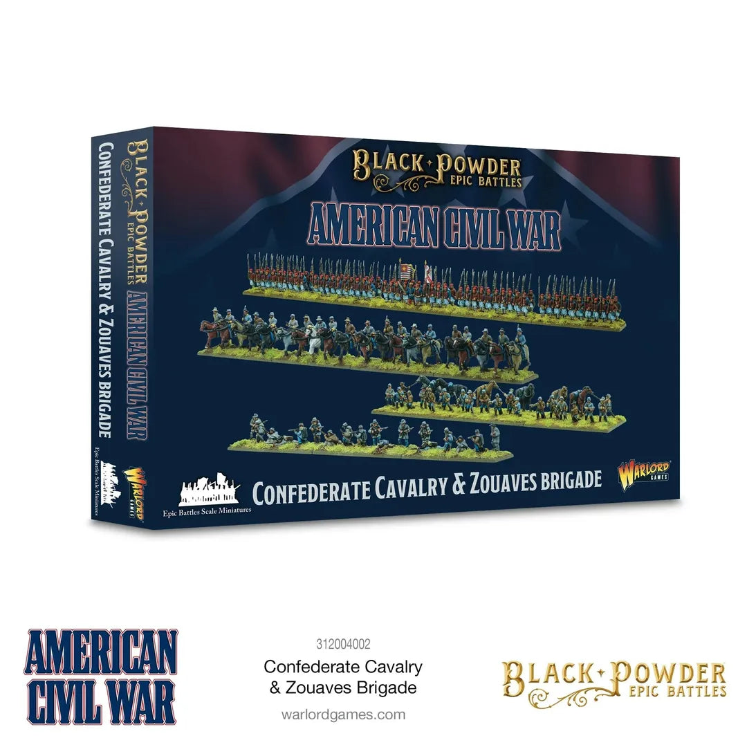 BP Epic Battles: Amercan Civil War Confederate Cavalry & Zouaves Brigade-Warlord Games-Radaddel