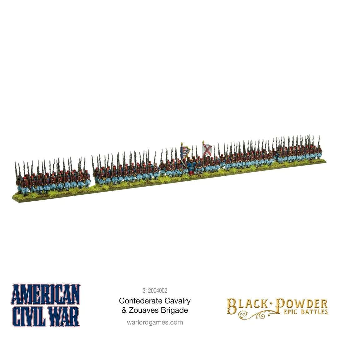 BP Epic Battles: Amercan Civil War Confederate Cavalry & Zouaves Brigade-Warlord Games-Radaddel