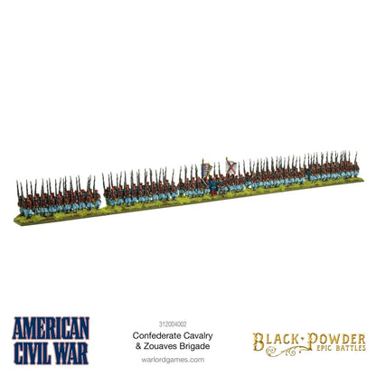 BP Epic Battles: Amercan Civil War Confederate Cavalry & Zouaves Brigade-Warlord Games-Radaddel